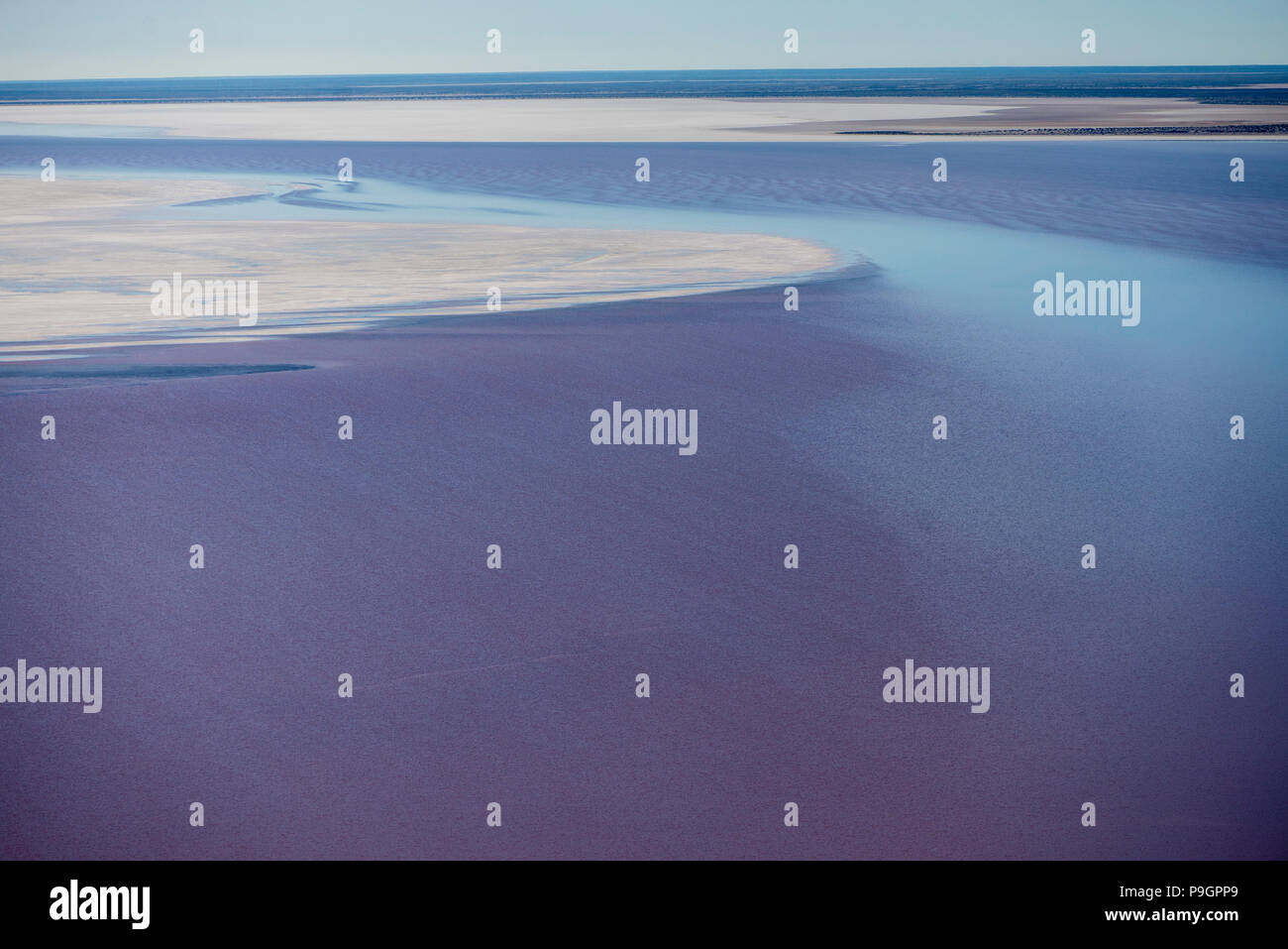 Lac Eyre, Australie du Sud Banque D'Images