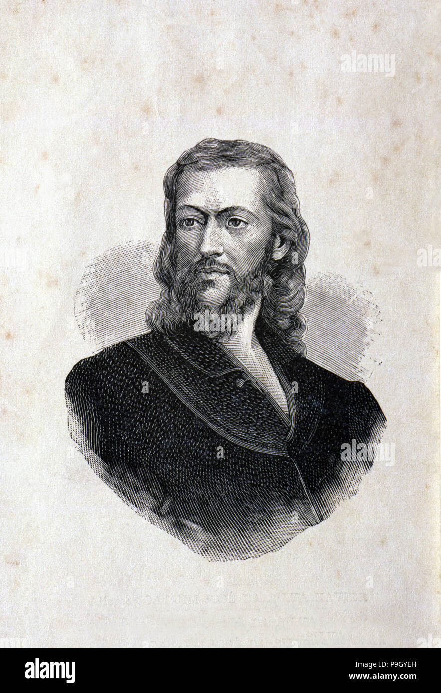 Joaquim Jose da Silava Xavier "Tiradentes" (1748-1792), le précurseur de l'indépendance du Brésil. Banque D'Images