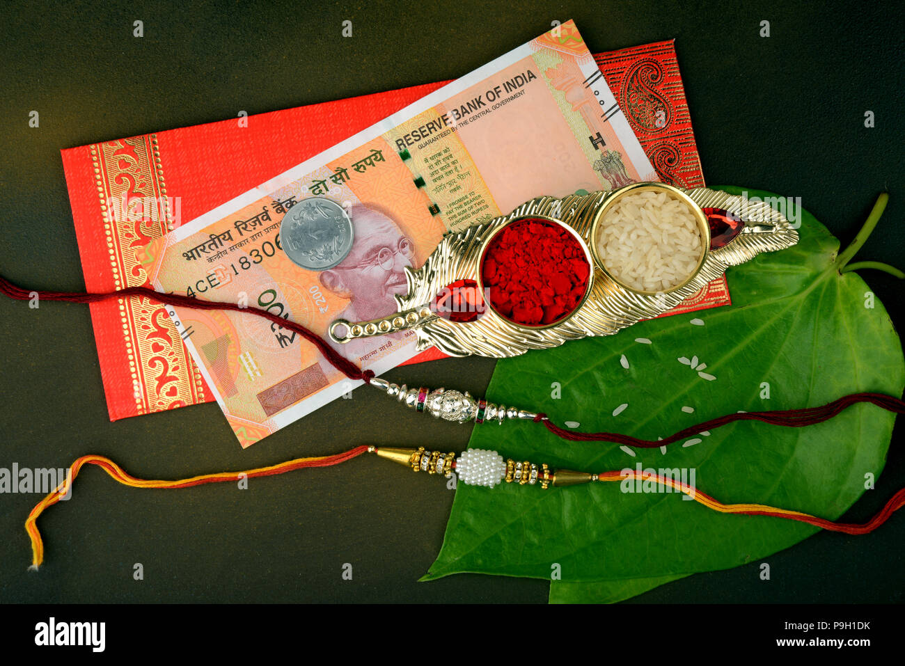 Raksha Bandhan un festival indien pour les frères et sœurs Banque D'Images Raksha Bandhan un festival indien pour les frères et sœurs Banque D'Images