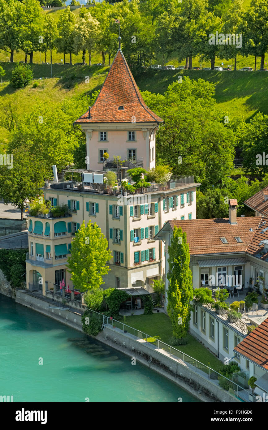 Vieille Ville Tour Felsenburg Berne Suisse Banque D'Images