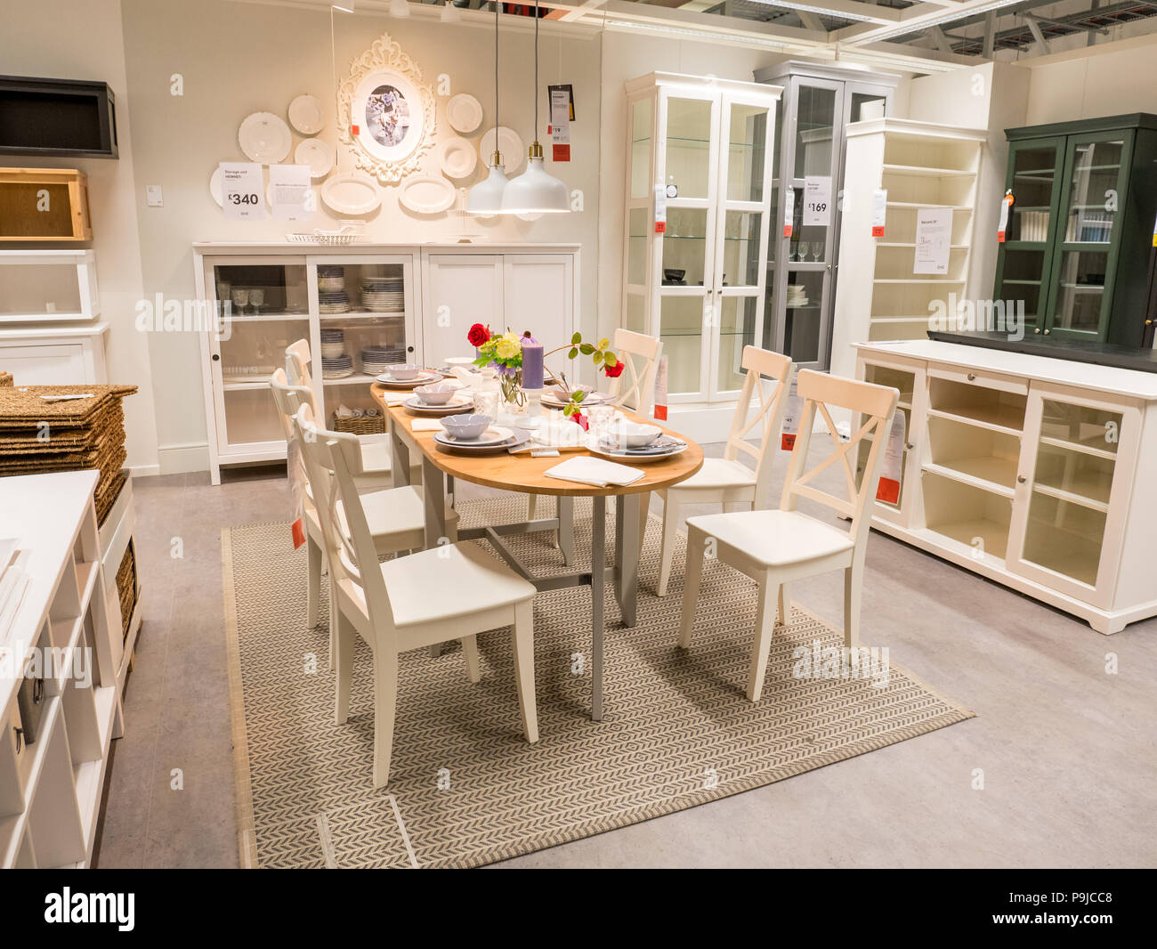 Meubles De Salle A Manger Chez Ikea Uk Photo Stock Alamy