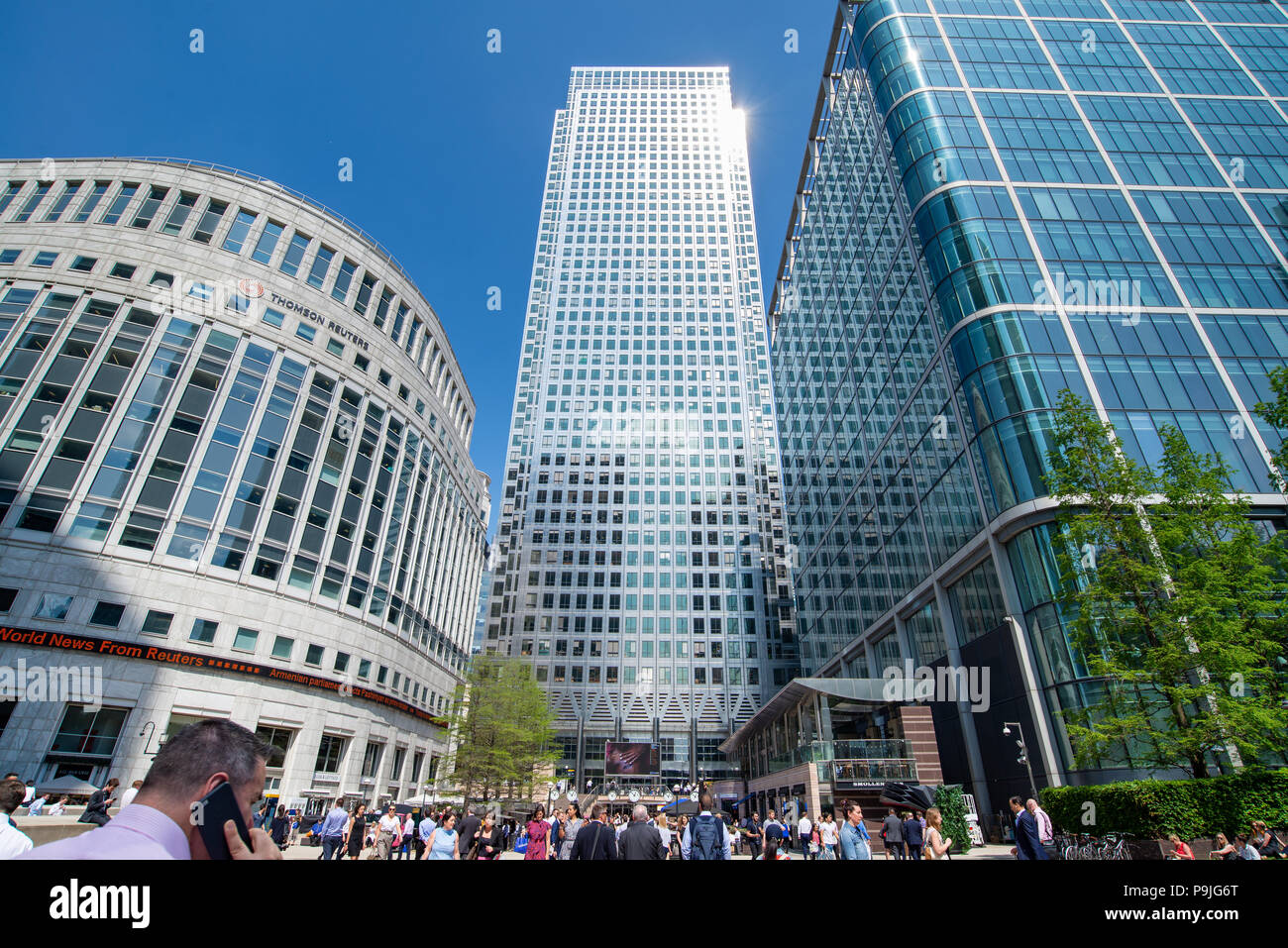 Canary Wharf, London, UK Banque D'Images