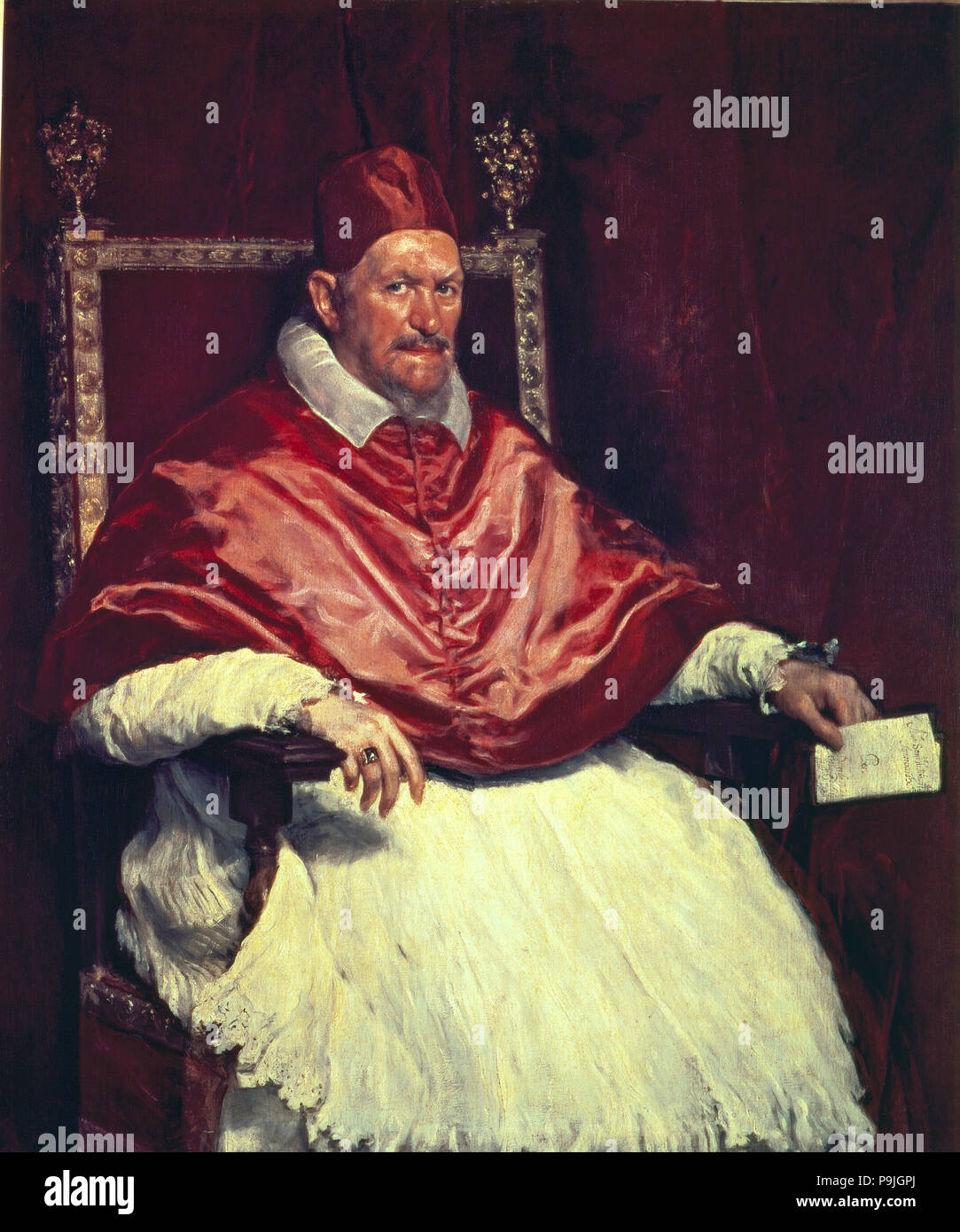 Innocent X Pamphili (25821, 1574-1655), Pape (1644-1655). Banque D'Images
