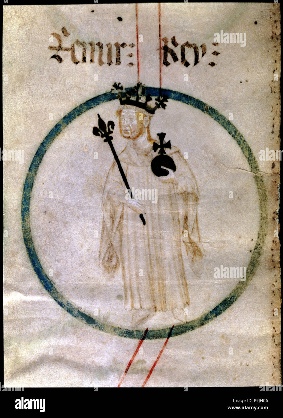 Ramiro II 'Le Moine' (1080-1157), roi d'Aragon (1134-1137), comte de Sobrarbe et de Ribagorza, mi… Banque D'Images