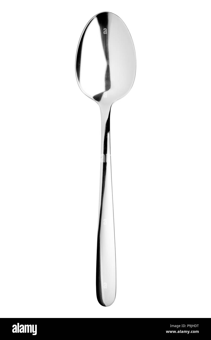 Spoon, couverts, isolé sur fond blanc Banque D'Images
