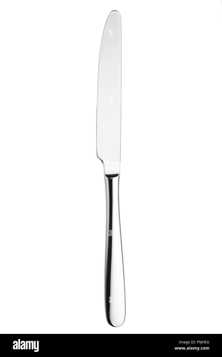 Couteau, coutellerie sur fond blanc, isolé, clipping path Banque D'Images