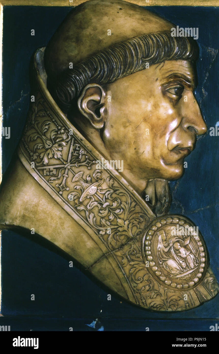 Francisco Jiménez de Cisneros (1436-1517), cardinal espagnol. Banque D'Images