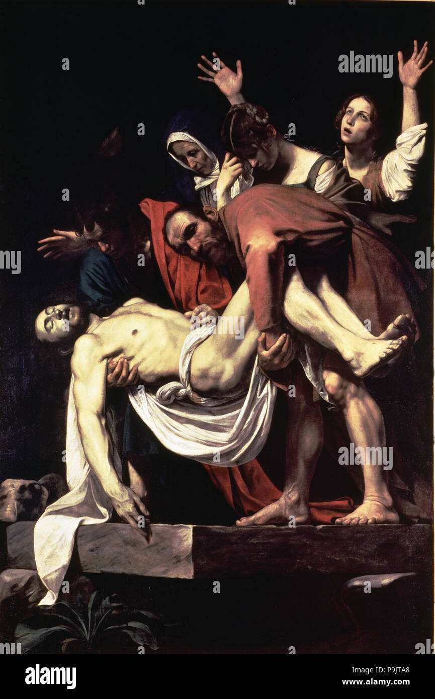 La sépulture sainte', 1602 - 1604, Caravage. Banque D'Images