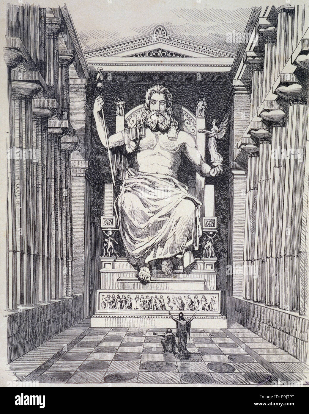 La Statue Chryséléphantine De Zeus à Olympie