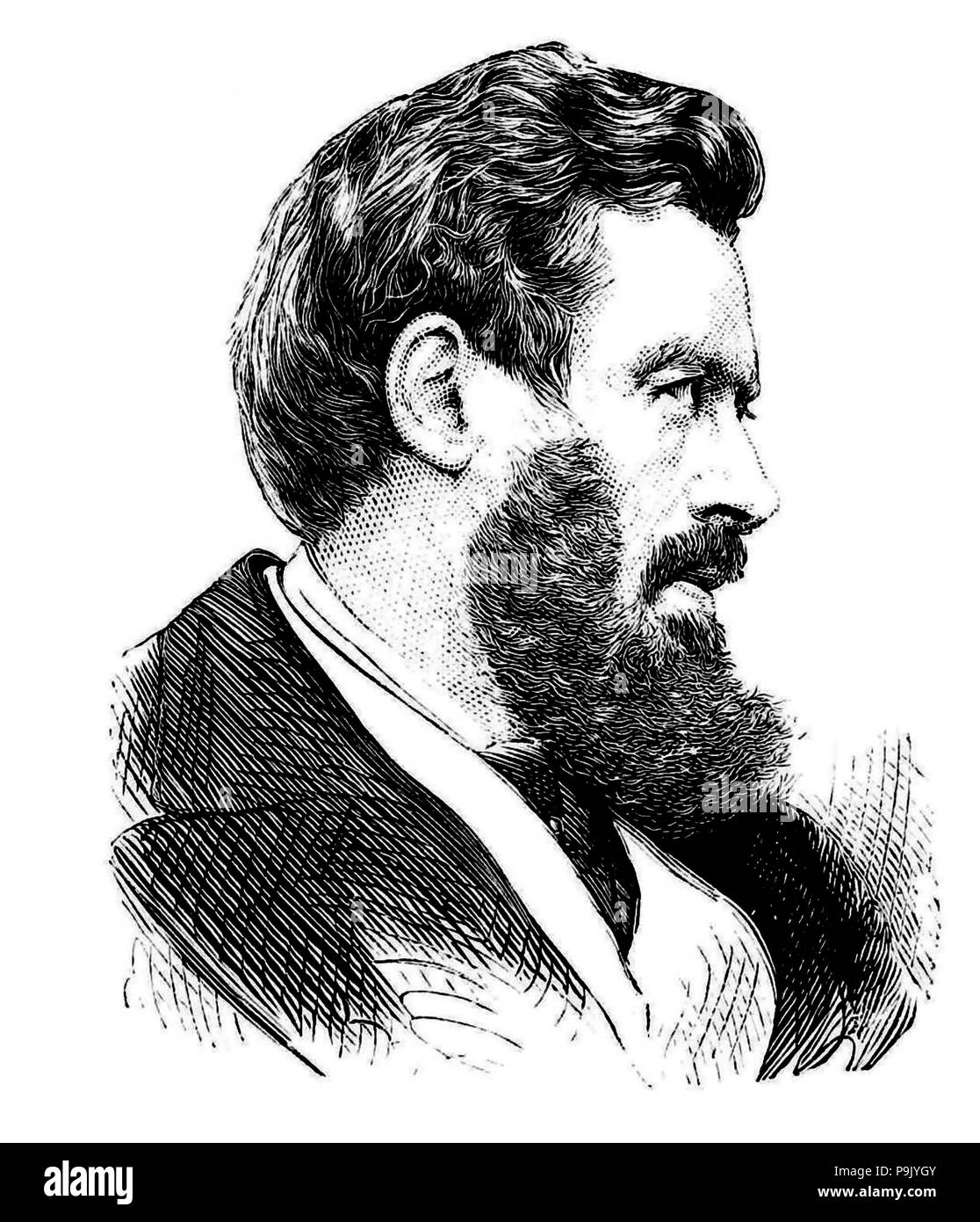 WALTER BAGEHOT (1826-1877) écrivain anglais économie Banque D'Images