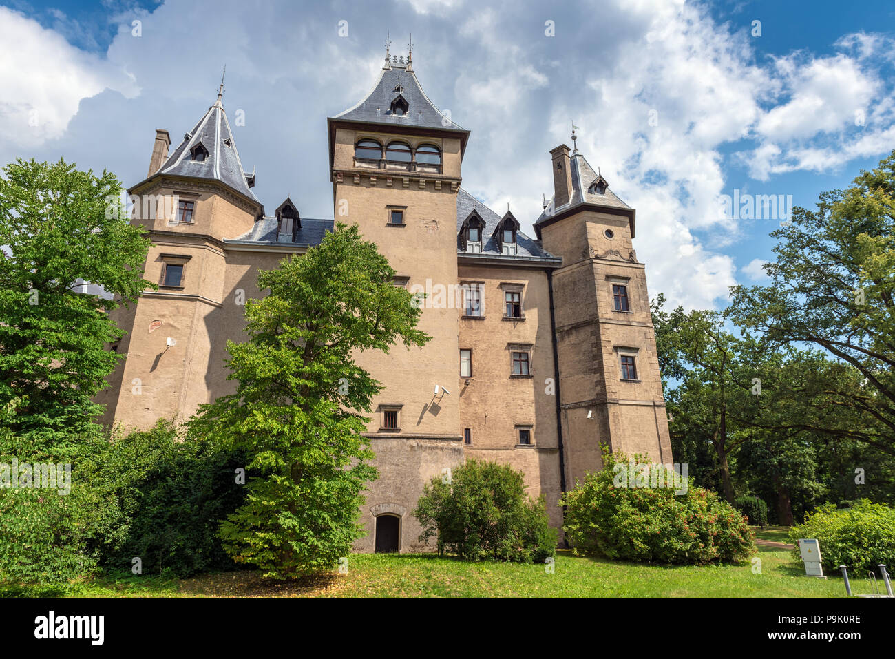 Château de style Renaissance situé à Goluchow près de Kalisz. Pologne, Europe Banque D'Images