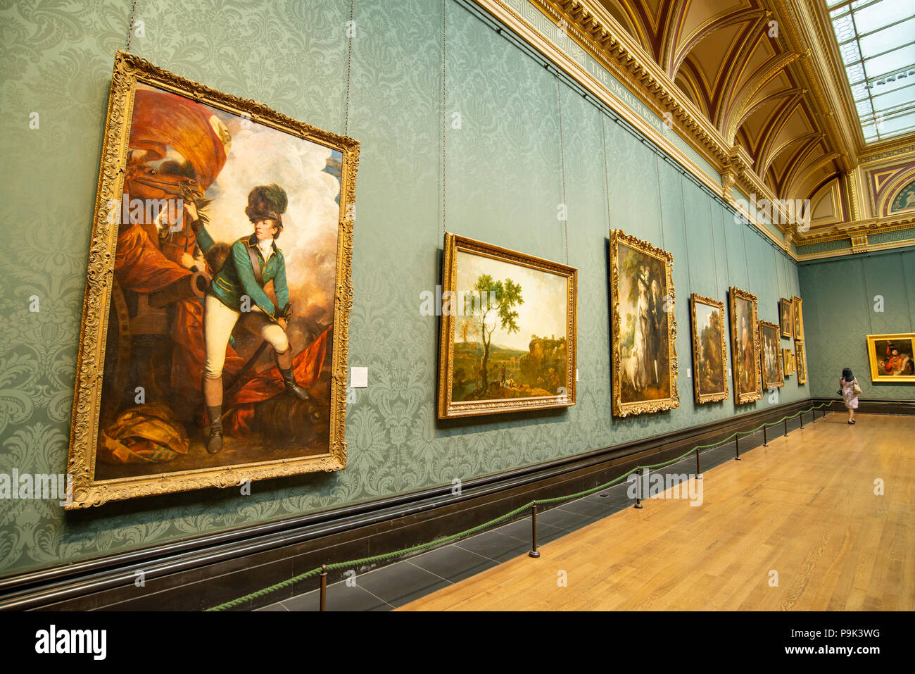 La National Gallery, London, UK Banque D'Images