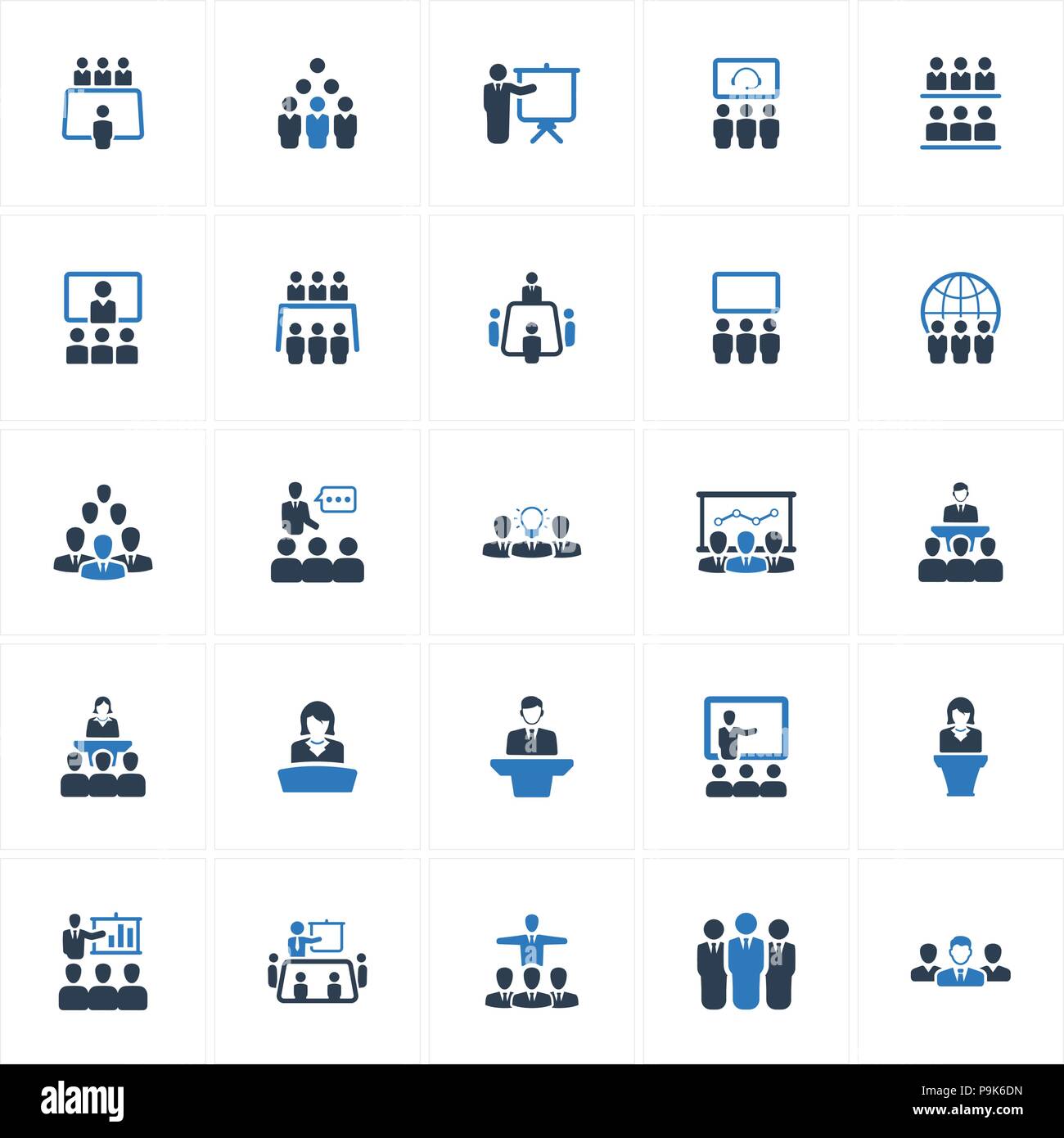 Belle, méticuleusement conçu d'Icônes - Blue Version(2) Illustration de Vecteur Belle, méticuleusement conçu d'Icônes - Blue Version(2) Illustration de Vecteur