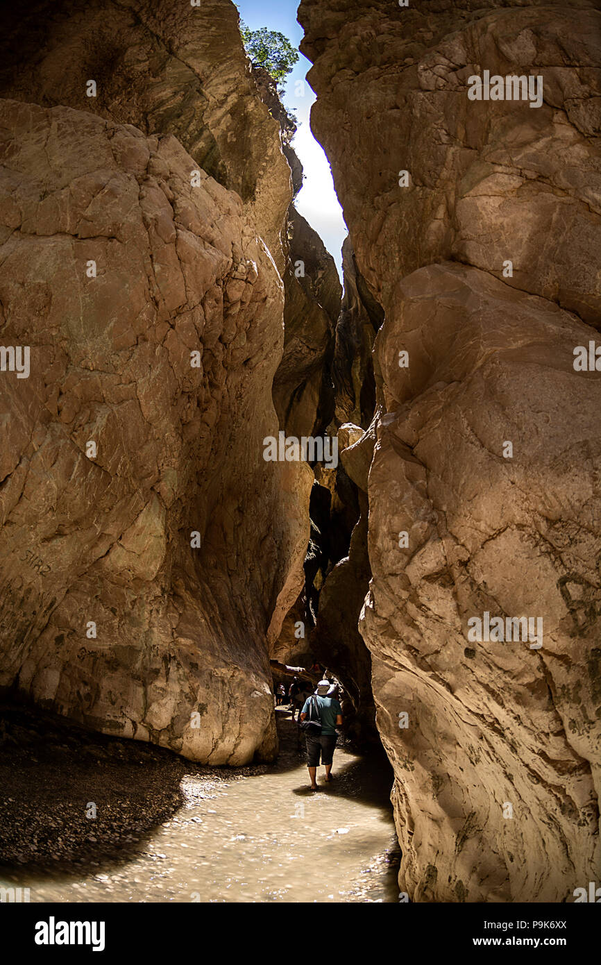 Canyon Saklikent, Fethiye Mugla, Turquie Banque D'Images