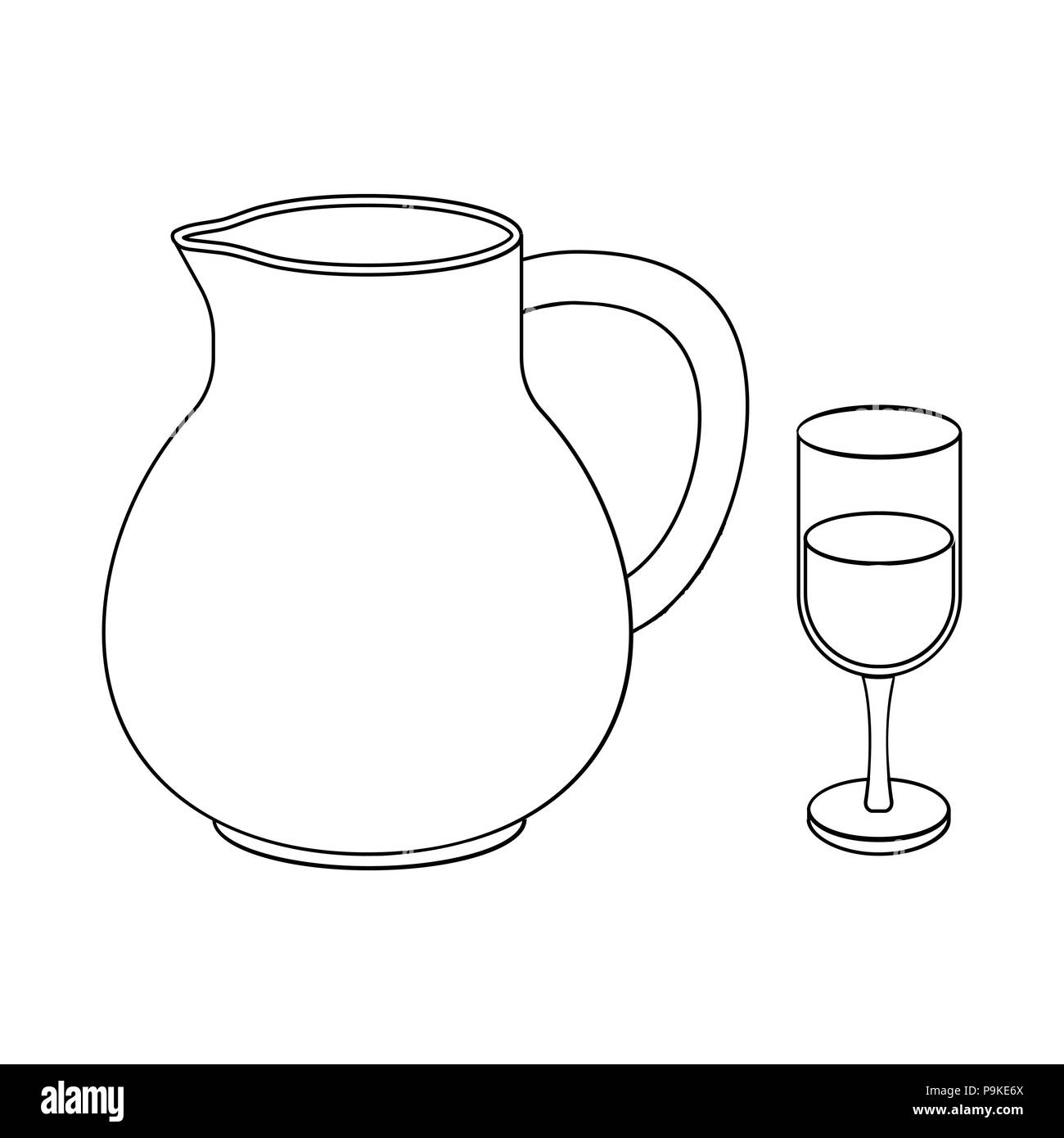 L'alcool,art,design,froid,concept,dessin,dessiné,verre,alimentaire,l'élément graphique,icône,,illustration,pot,isolé,limonade citron,logo,menu,objet,, orange, contours,party,restaurant,sangria,signer,croquis,Espagne,fraise, symbole de l'été,,goût,web,blanc,vin,vecteurs vecteur, , Illustration de Vecteur
