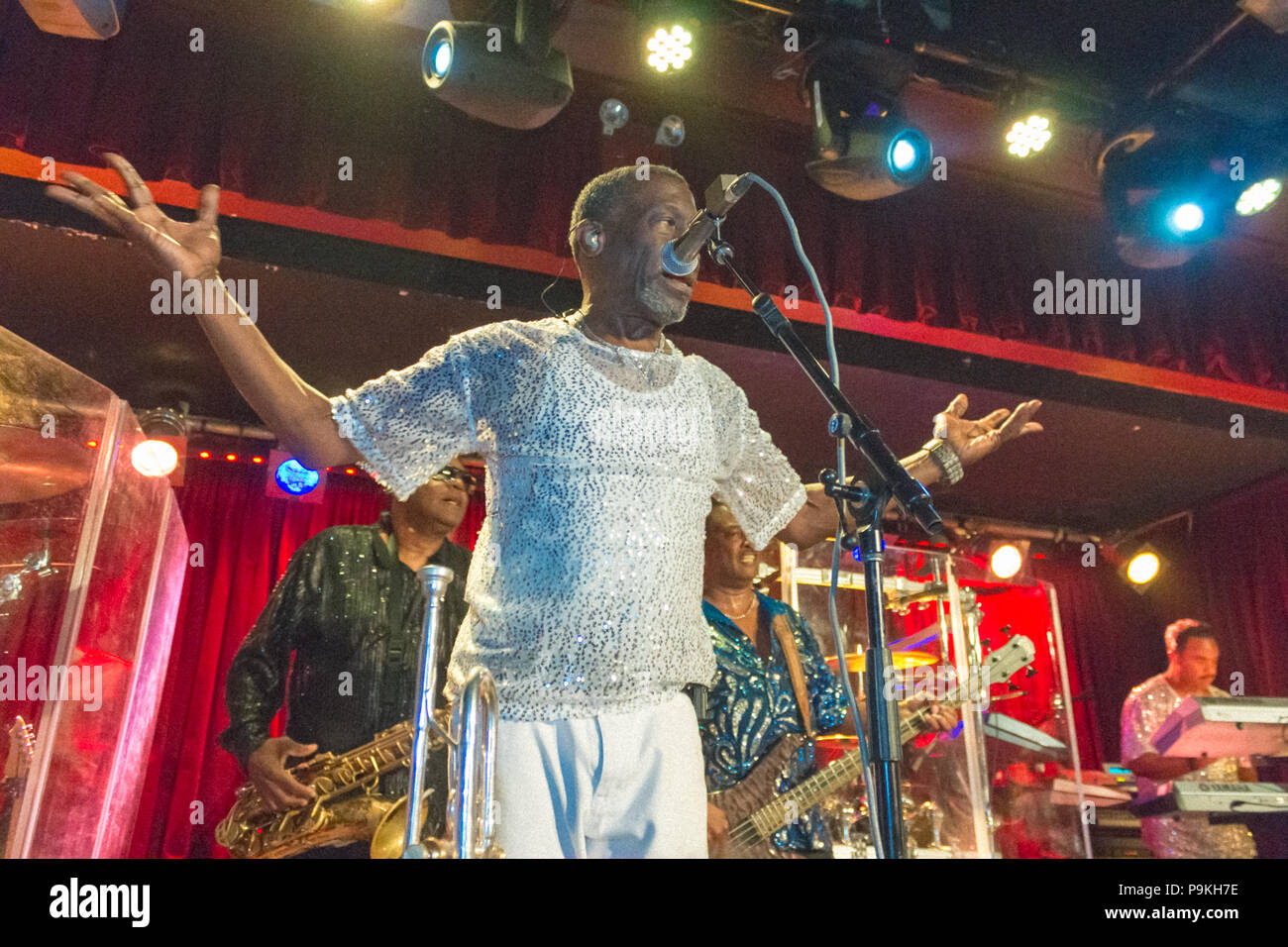 Photographe Keith Rogers- Kool & The Gang Banque D'Images