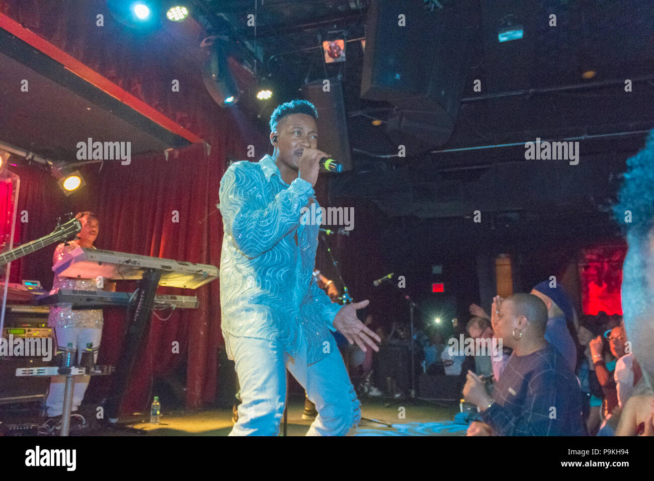 Photographe Keith Rogers- Kool & The Gang Banque D'Images