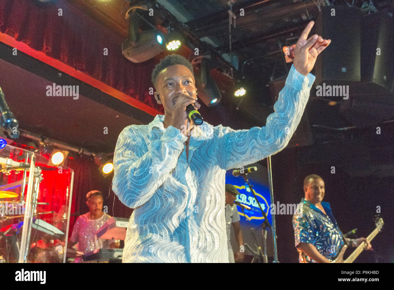 Photographe Keith Rogers- Kool & The Gang Banque D'Images
