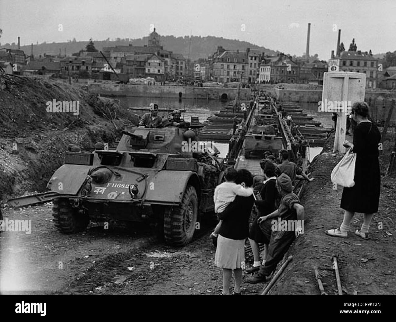 307 T17e1 staghound seine Banque D'Images