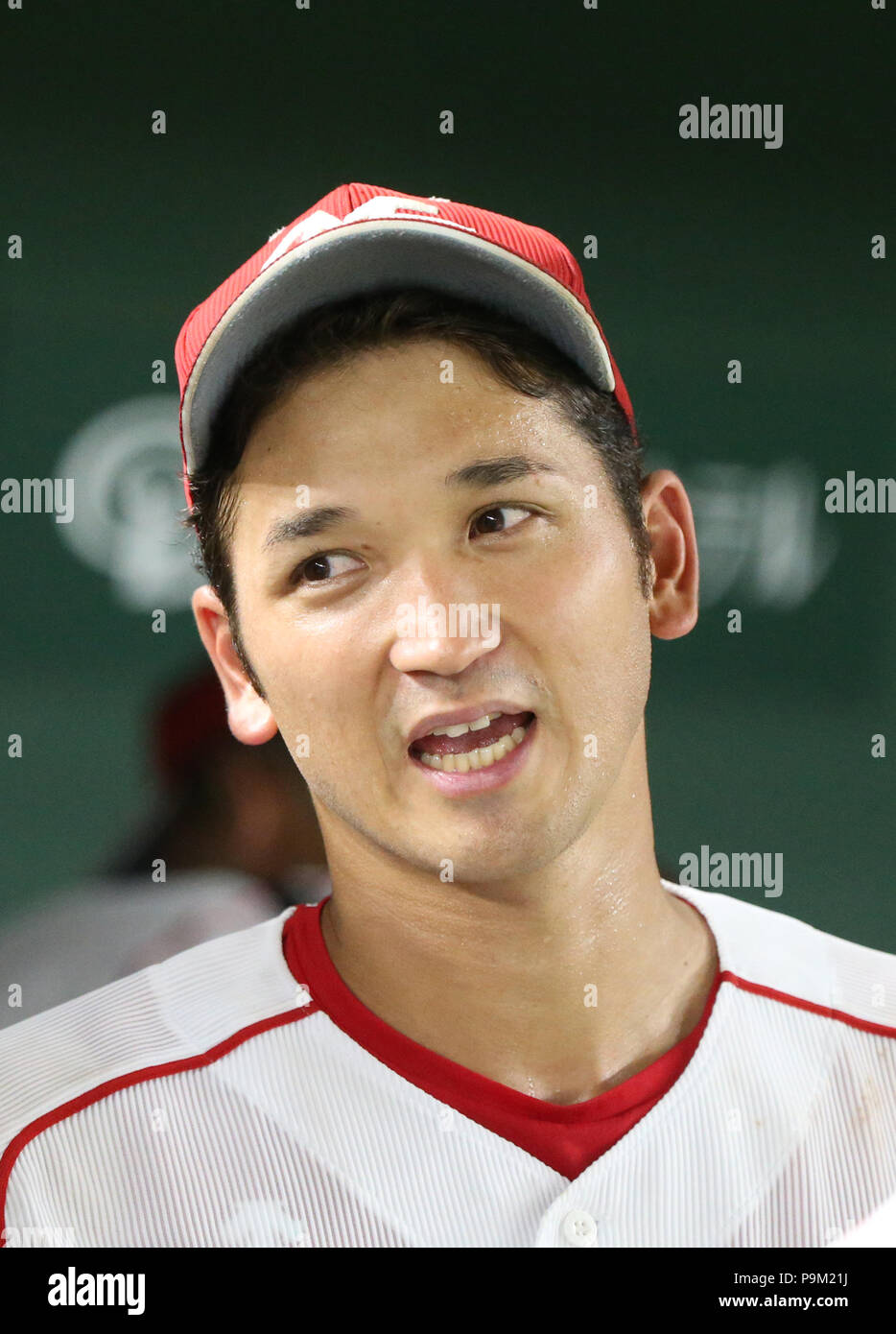 Tokyo, Japon. 17 juillet, 2018. Ryuta Ohtani () Baseball : Ryuta Ohtani de Toyota Motor East Japan après le 89e tournoi de baseball Intercity Première ronde match entre Toshiba 12-1 Toyota Motor East Japan à Tokyo Dome de Tokyo, Japon . Credit : BFP/AFLO/Alamy Live News Banque D'Images