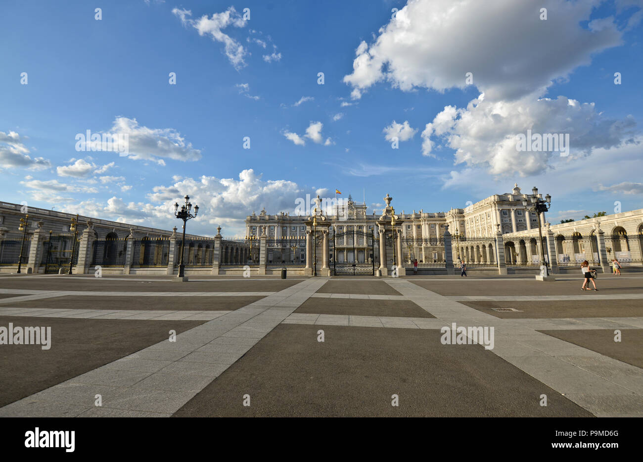 Palais Royal de Madrid (Palacio Real de Madrid), Espagne Banque D'Images
