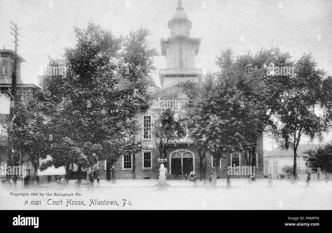 271905 - Lehigh County Court House - Carte postale - Allentown PA Banque D'Images