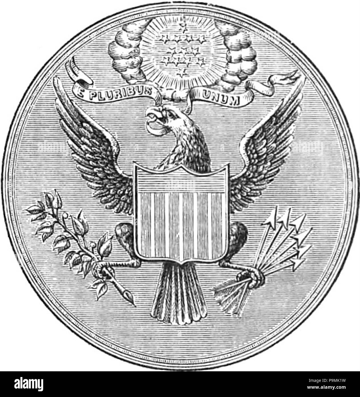 AmCyc 122 United States of America - grand sceau (avers) Banque D'Images