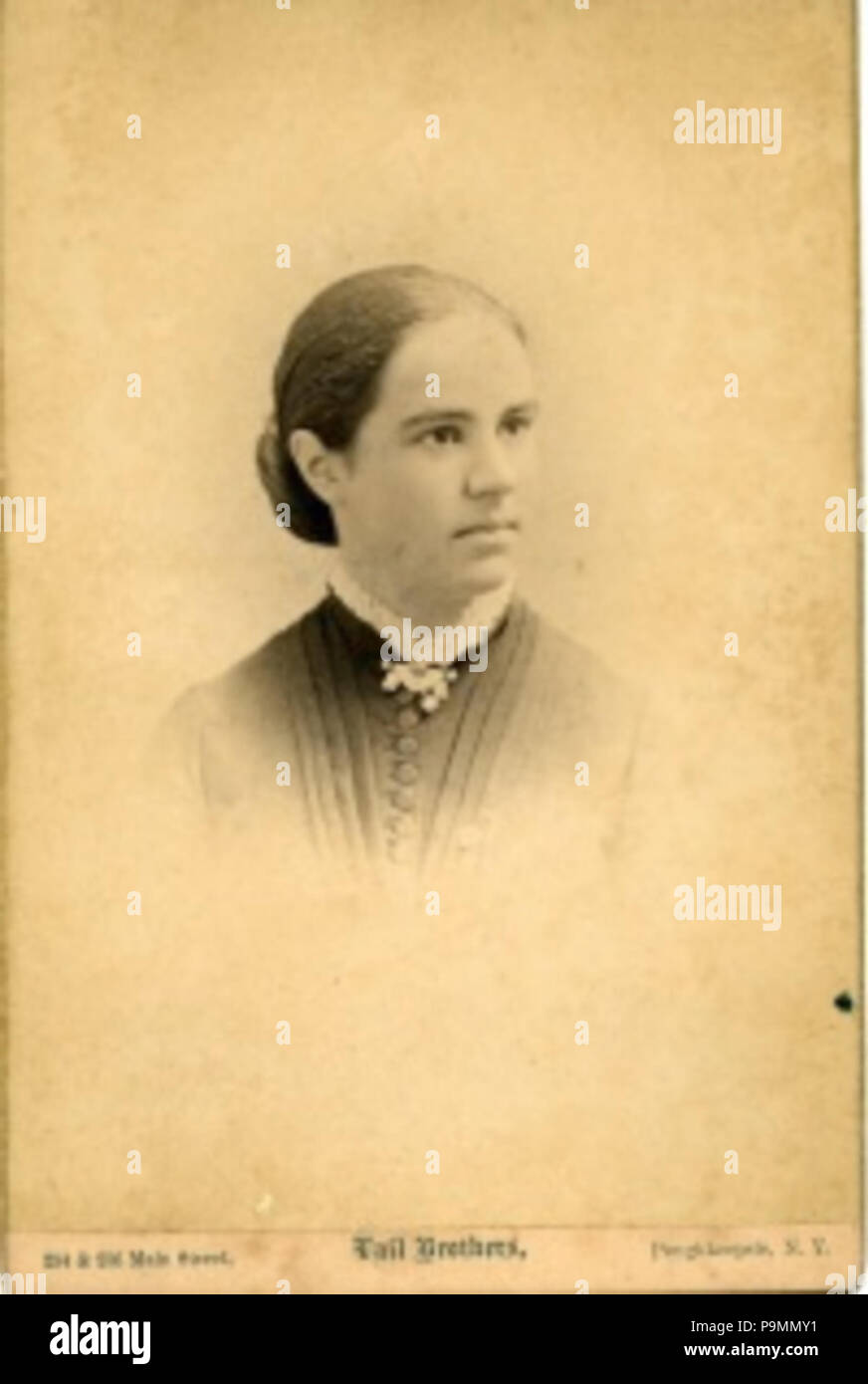 . Anglais : Photographie d'Antonia Maury à partir de sa dernière année au collège Vassar . circa 1887 141 Antonia maury Banque D'Images