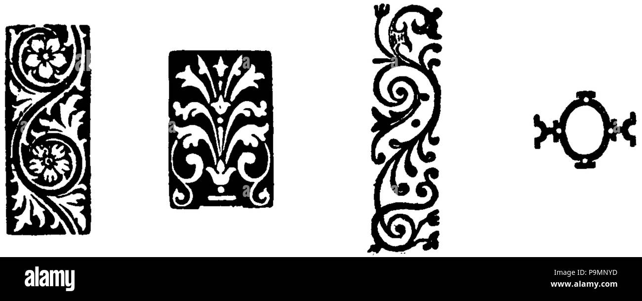 L'Art de la Reliure 158 p161 timbres anciens Banque D'Images