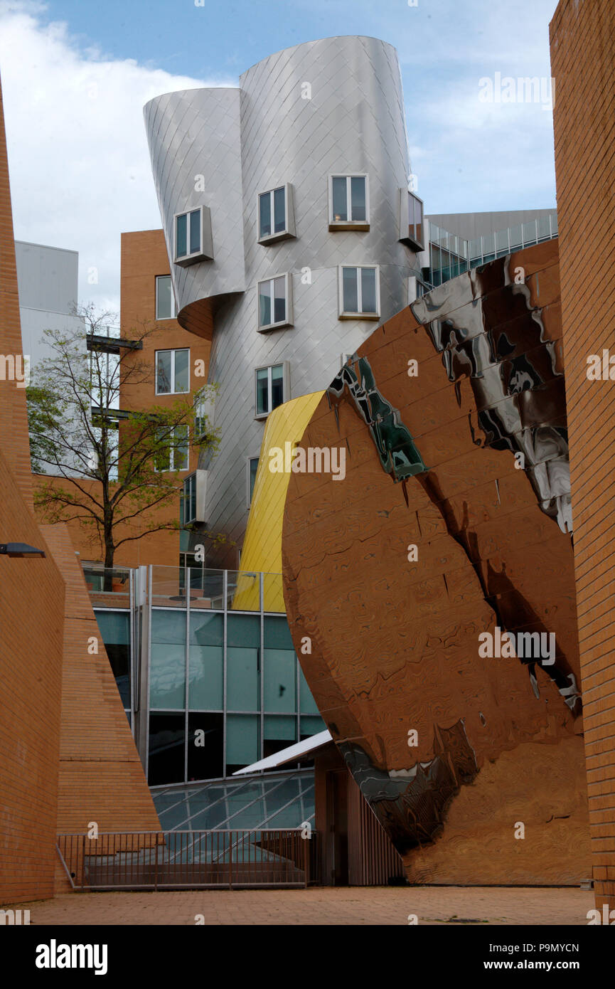 Le Ray et Maria Stata center du Massachusetts Institute of Technology (MIT) conçu par Frank Gehry Banque D'Images
