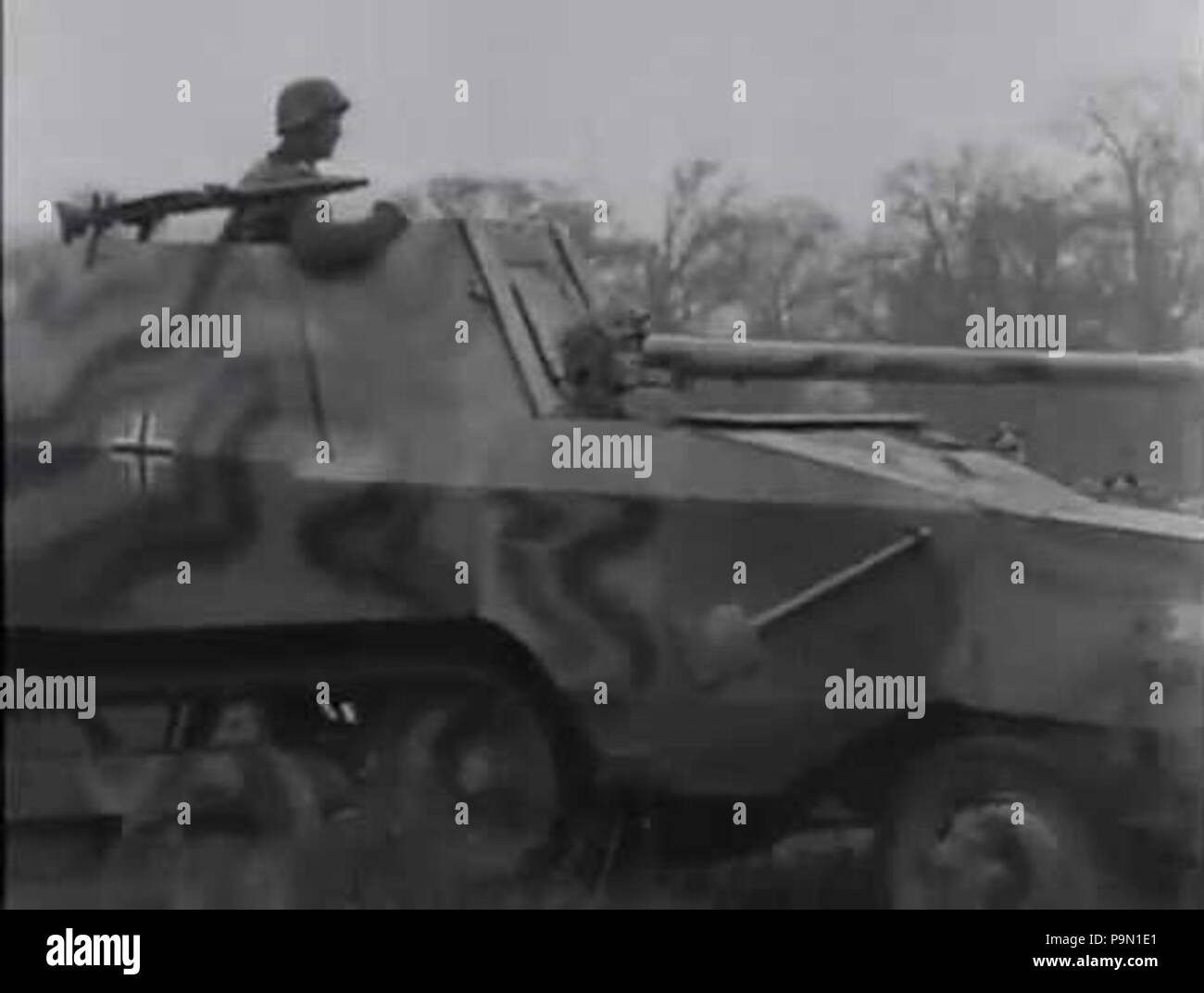 300 Somua MCG 7.5cm Pak 40 Banque D'Images