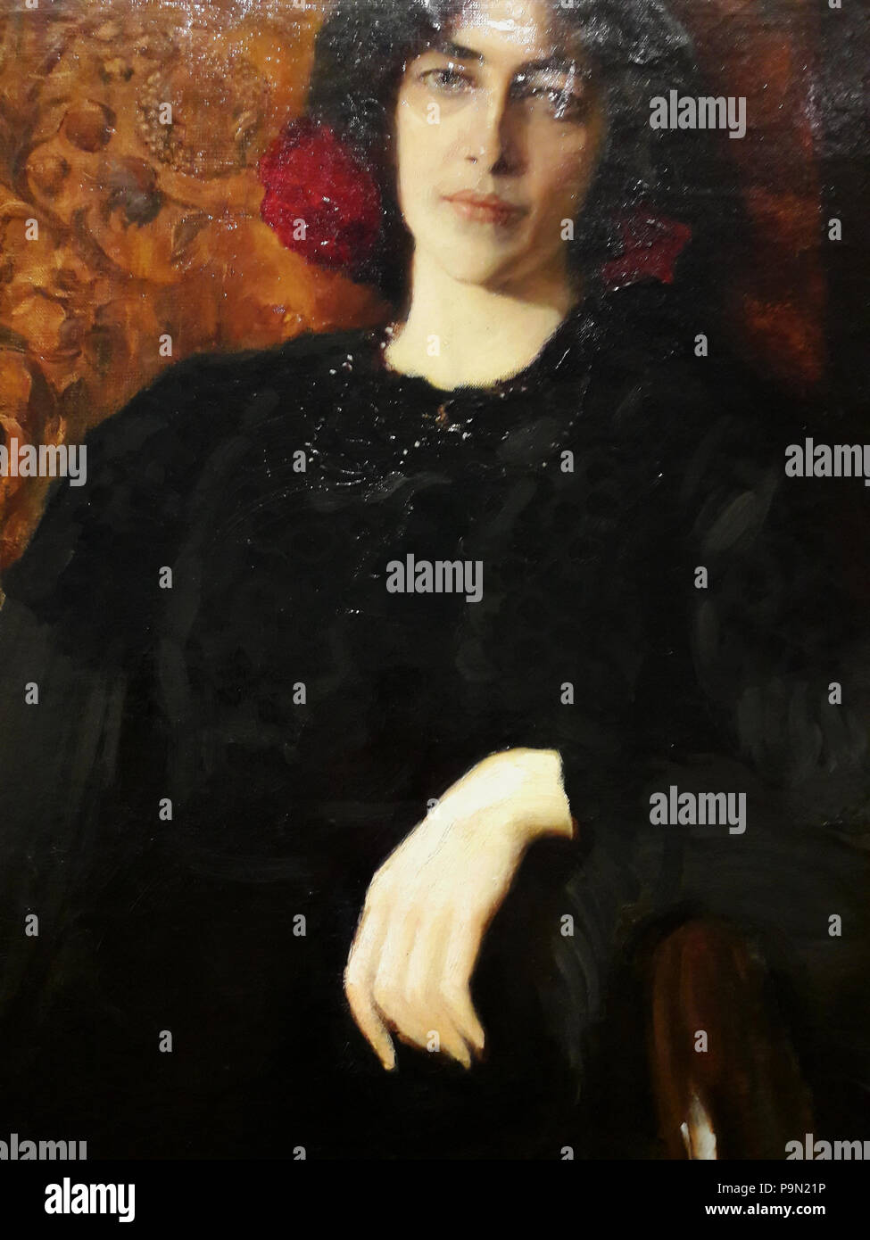 301 Stabrowski femme de l'artiste (détail) Banque D'Images