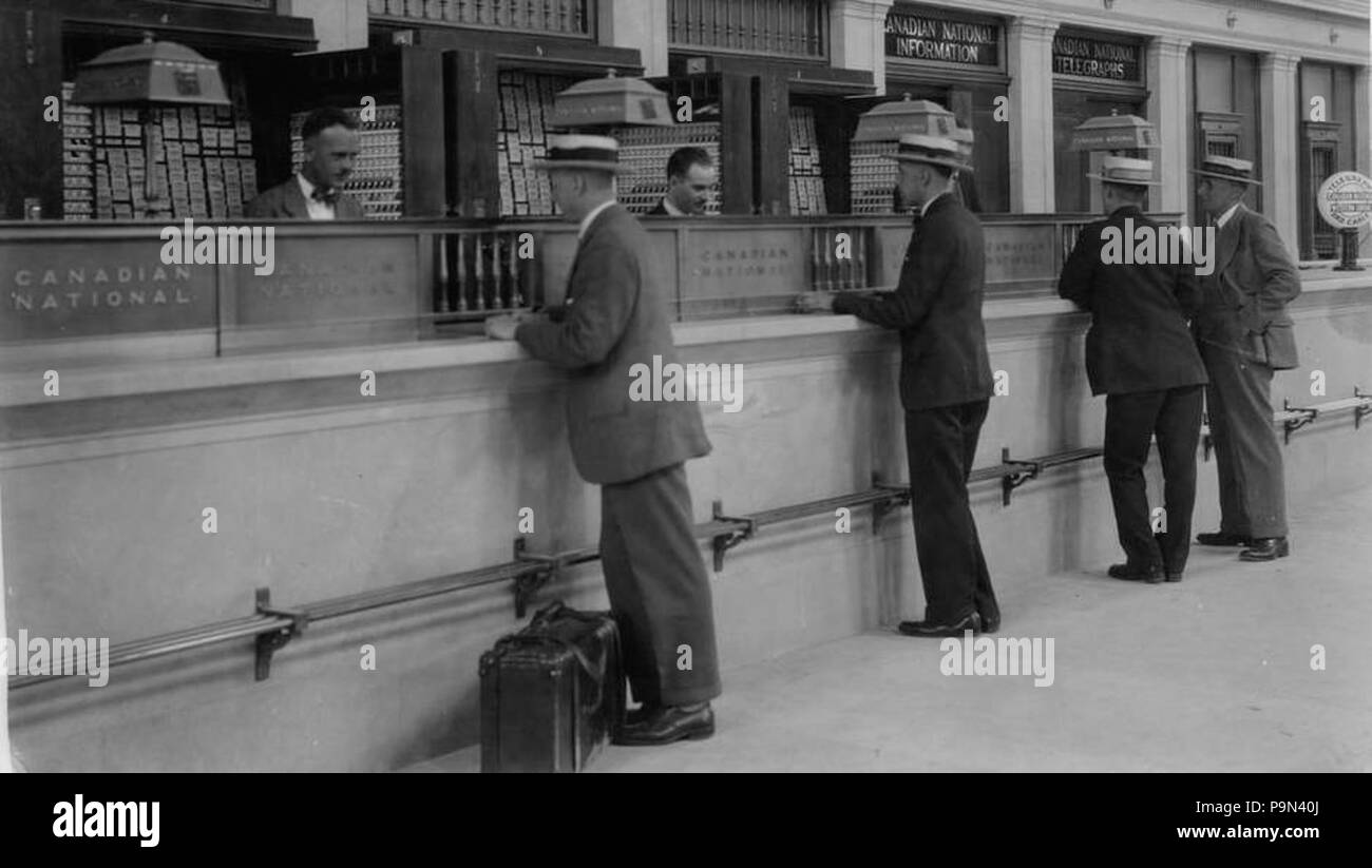 La Gare Union 320 guichets de billets Banque D'Images