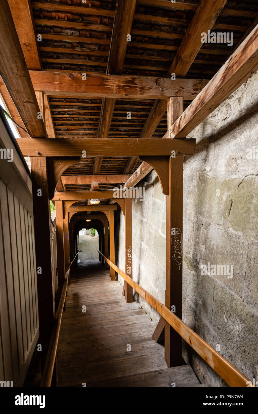 Berne, la capitale de la Suisse, est construit autour d'un escroc dans l'Aare. Il tire ses origines du 12ème siècle, avec son archit Banque D'Images