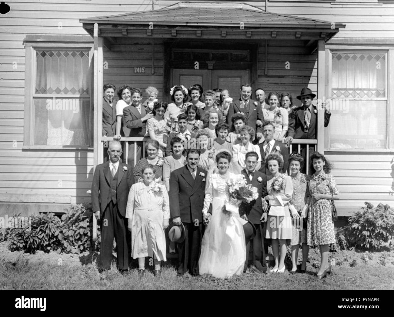 329 mariage. BAnQ Continelli P48S1P12648 Banque D'Images