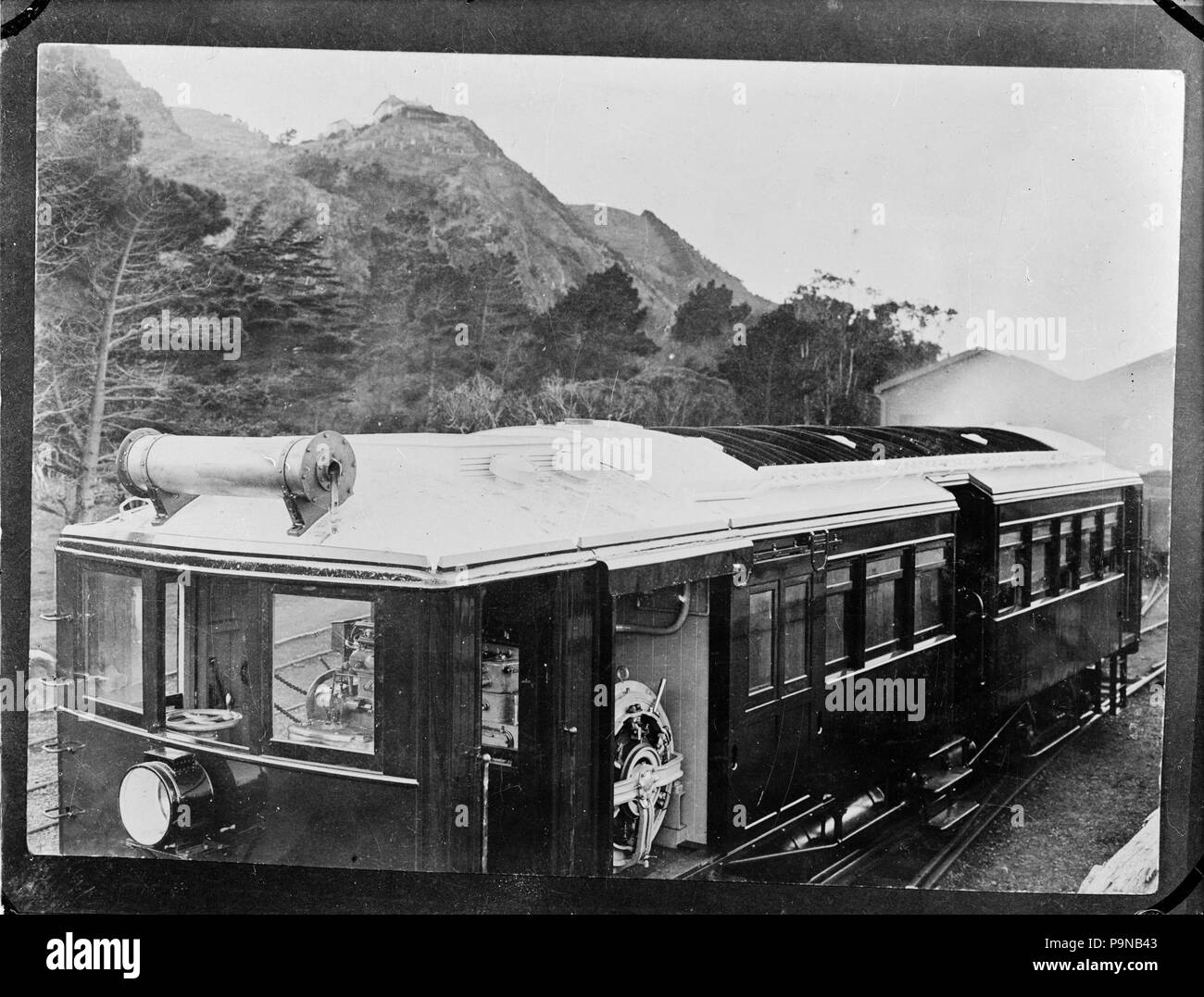 330 essence-électricité Westinghouse Motor rail, vers 1914. 307043 ATLIB Banque D'Images