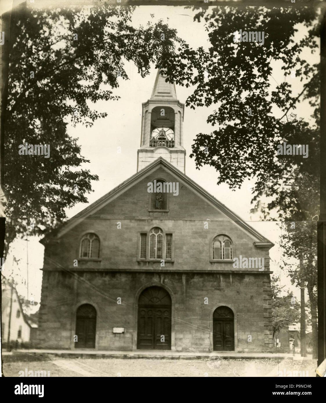 336 l'église de Sainte-Anne-du-BOUT-l'Île BAnQ P748S1P1991 Banque D'Images