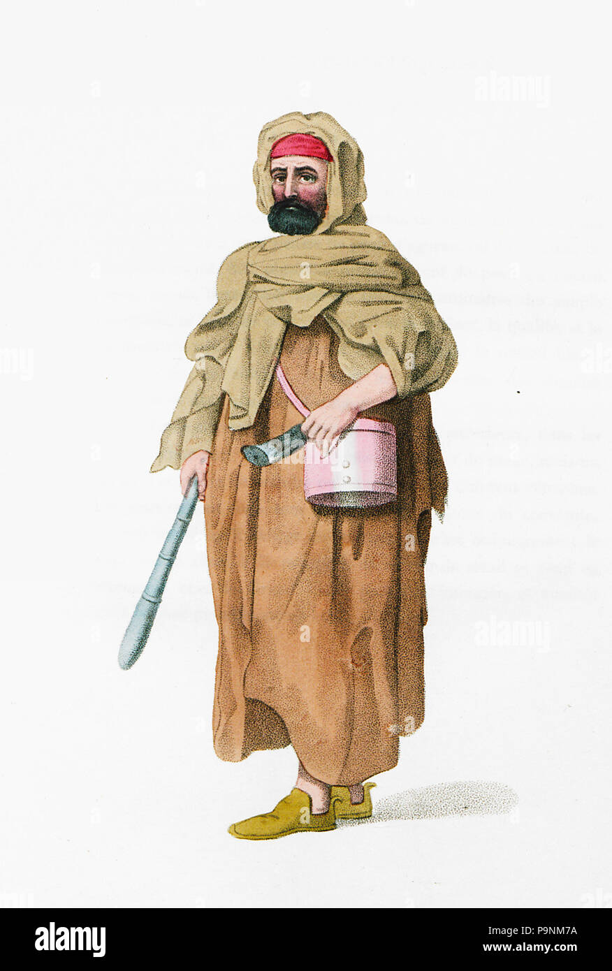 76 Un Arabe Bédouin - Dalvimart Octavien - 1804 Banque D'Images