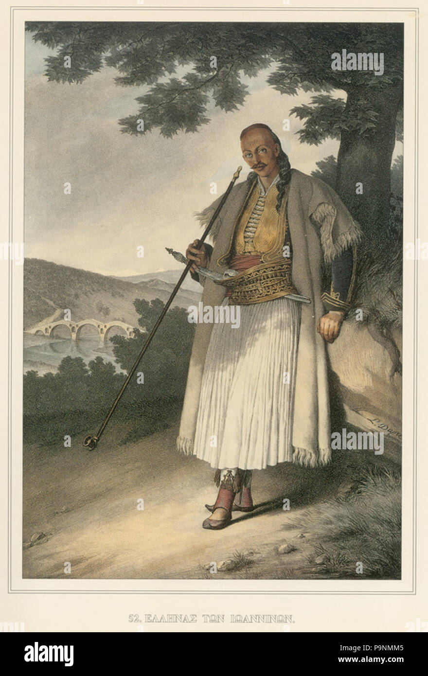 81 Un Grec de Ioannina, par Louis Dupré - 1827 Banque D'Images
