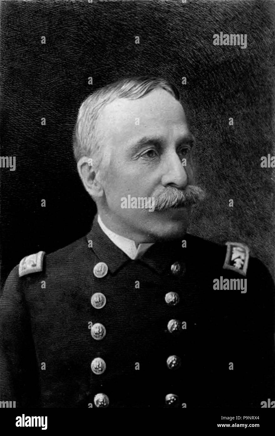. Anglais : photogravure Portrait de l'amiral George Dewey aux États-Unis . Date inconnue 143 Appletons' George Dewey frontispice Banque D'Images