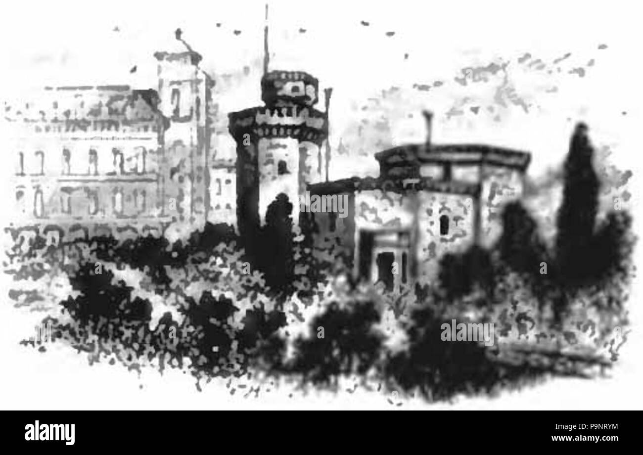 144 Appletons' château Edwin Forrest Banque D'Images