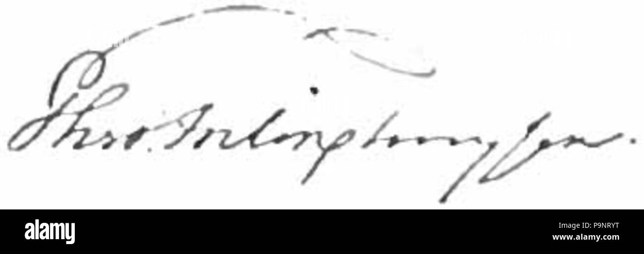 144 Appletons' signature Theodore Frelinghuysen Banque D'Images
