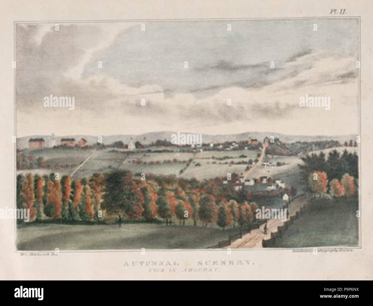 18 1833 byPendleton SmithsonianNMAH Masschusetts paysages géologie Photo 1 Banque D'Images