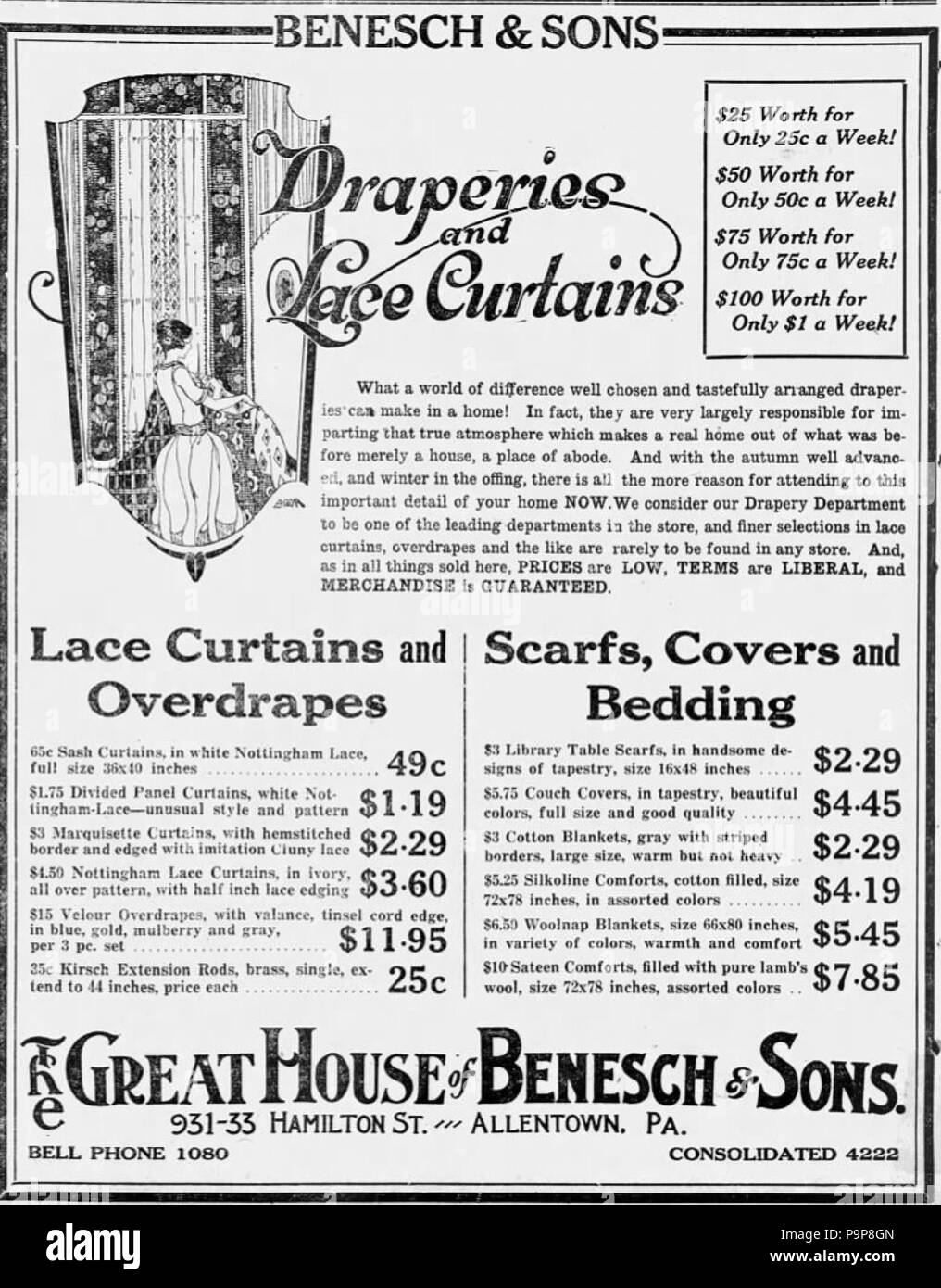 391922 - Benish &AMP ; Fils - 9 Oct MC - Allentown PA Banque D'Images