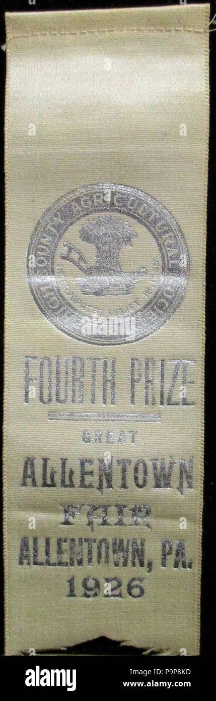 391926 - Allentown ruban juste 4e prix - Allentown PA Banque D'Images