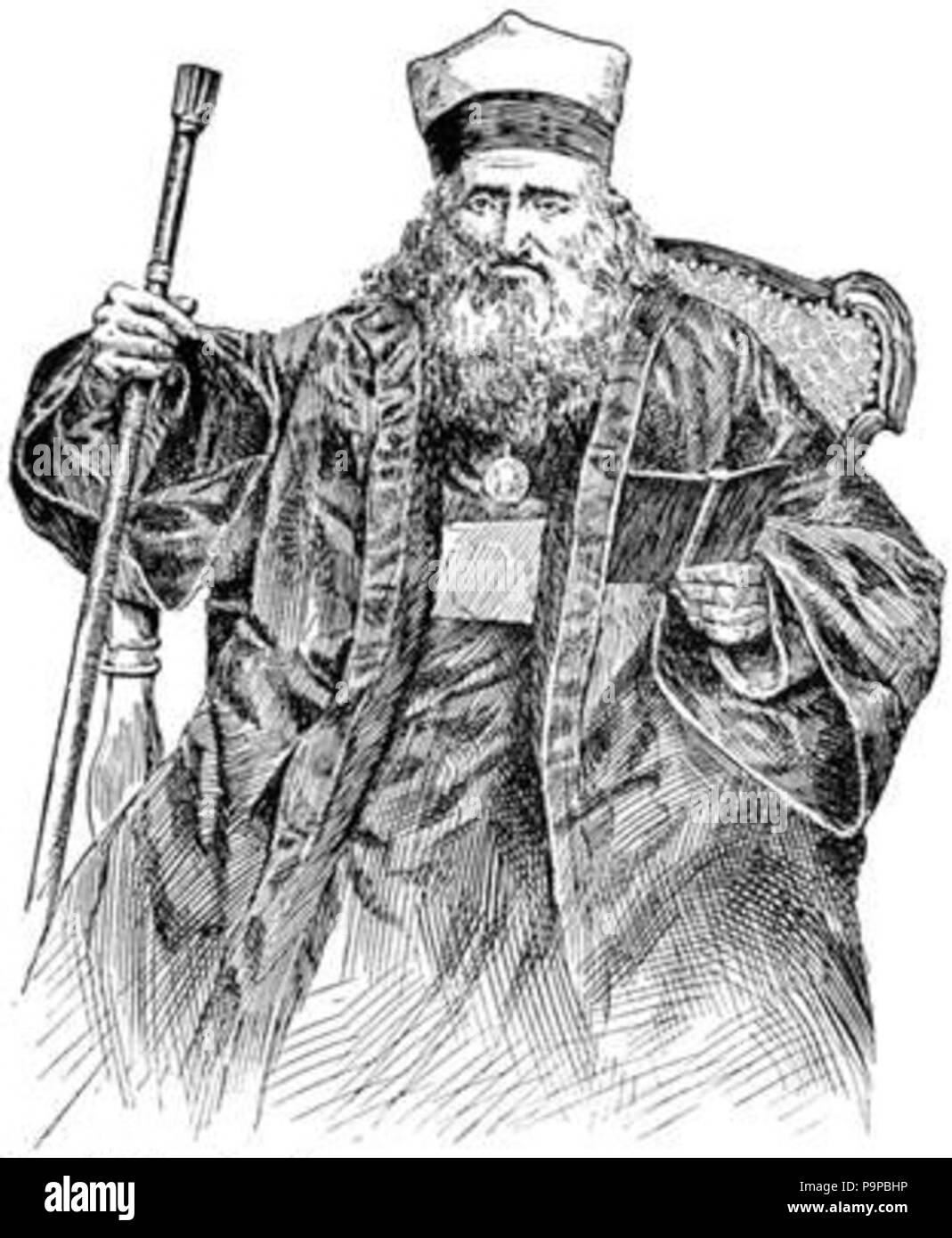 . Ben Samuel Abraham Firkovich, un Karaït savant de Russie (1786-1874) . Entre 1901 et 1906 96 ben Samuel Abraham Firkovich Banque D'Images