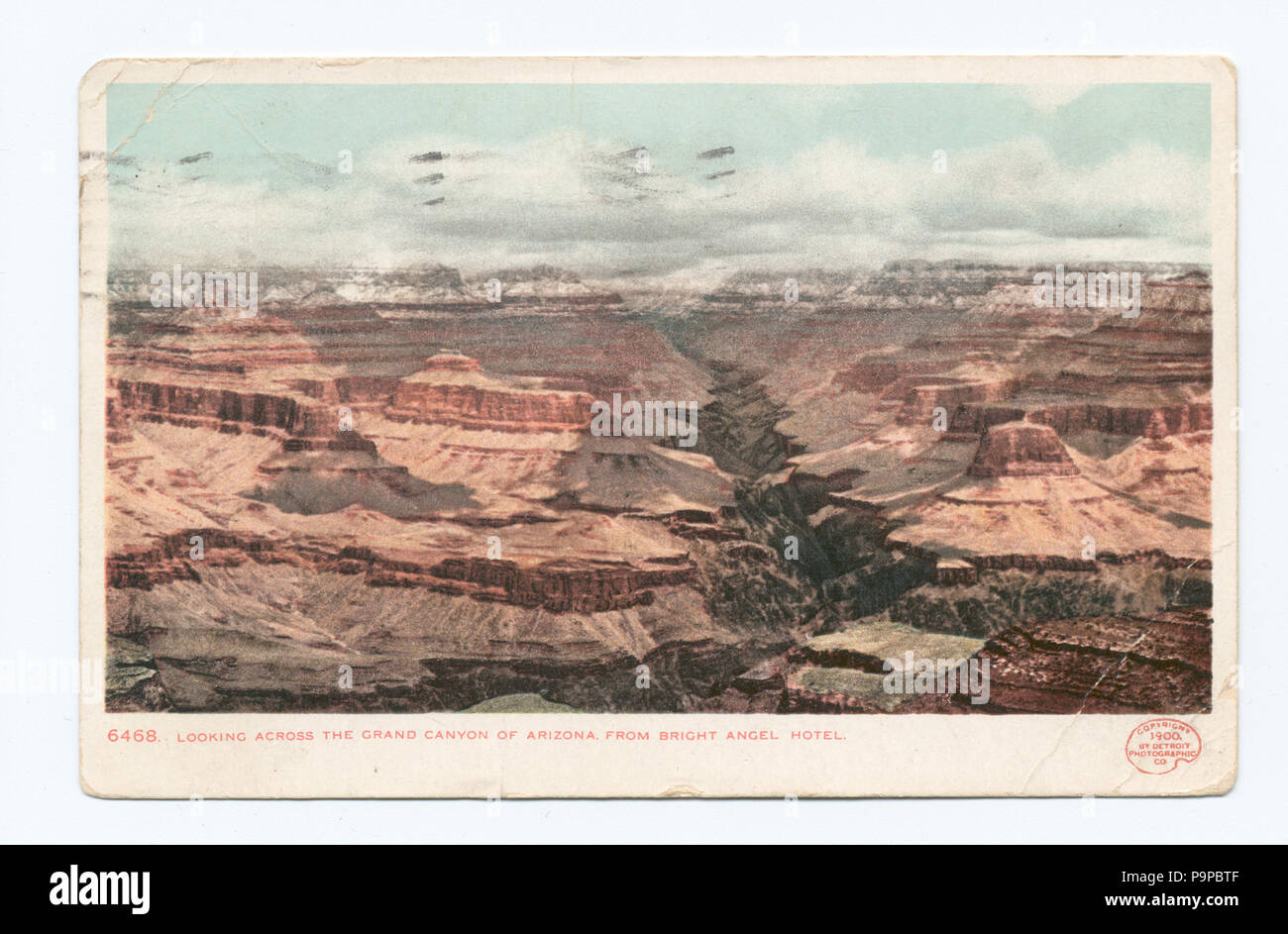98 En face de Bright Angel Trail, Grand Canyon, Ariz. (NYPL b12647398-62769) Banque D'Images