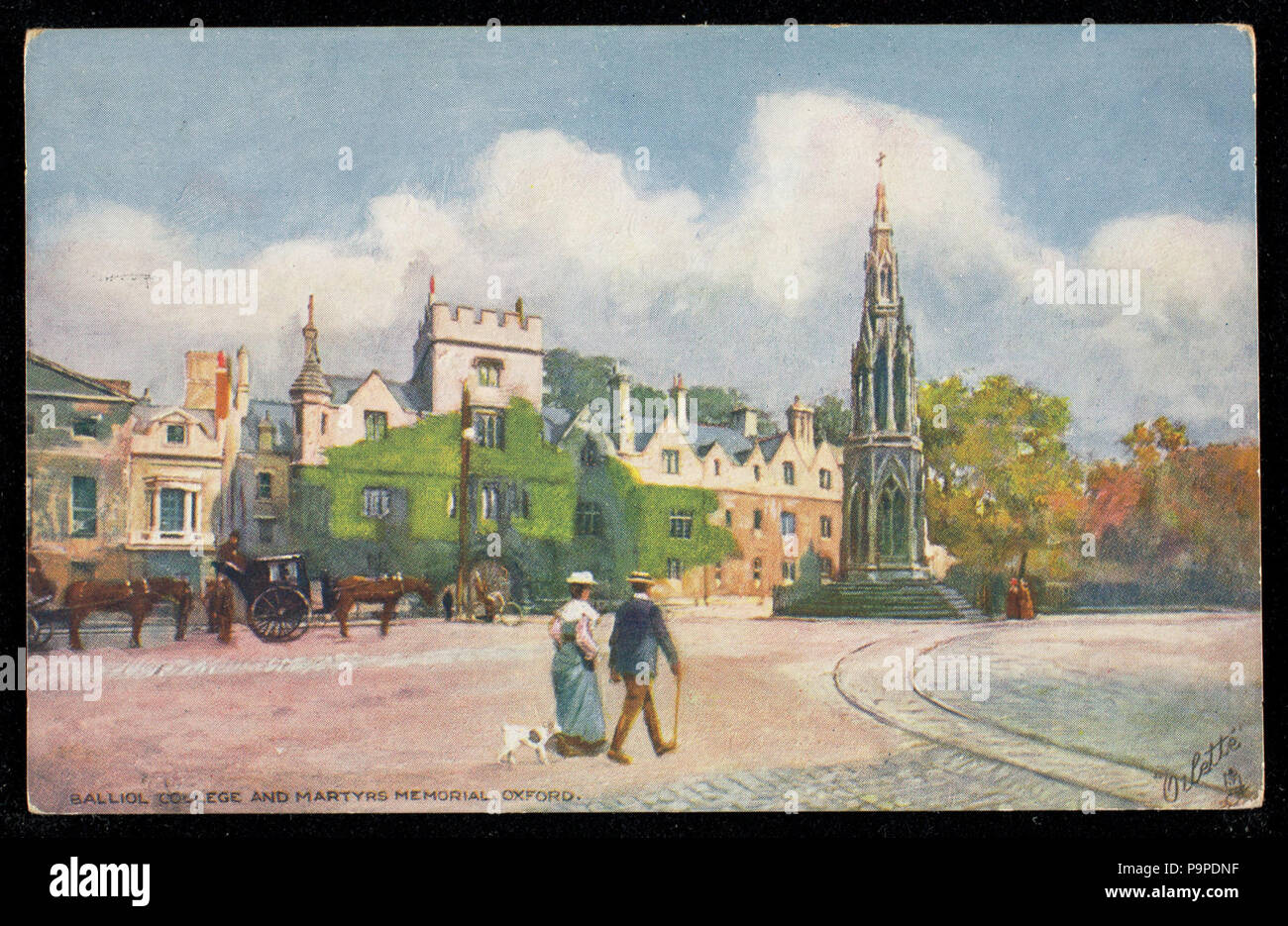 175 Mémorial des martyrs et au Balliol College d'Oxford. Npar (443982) Banque D'Images