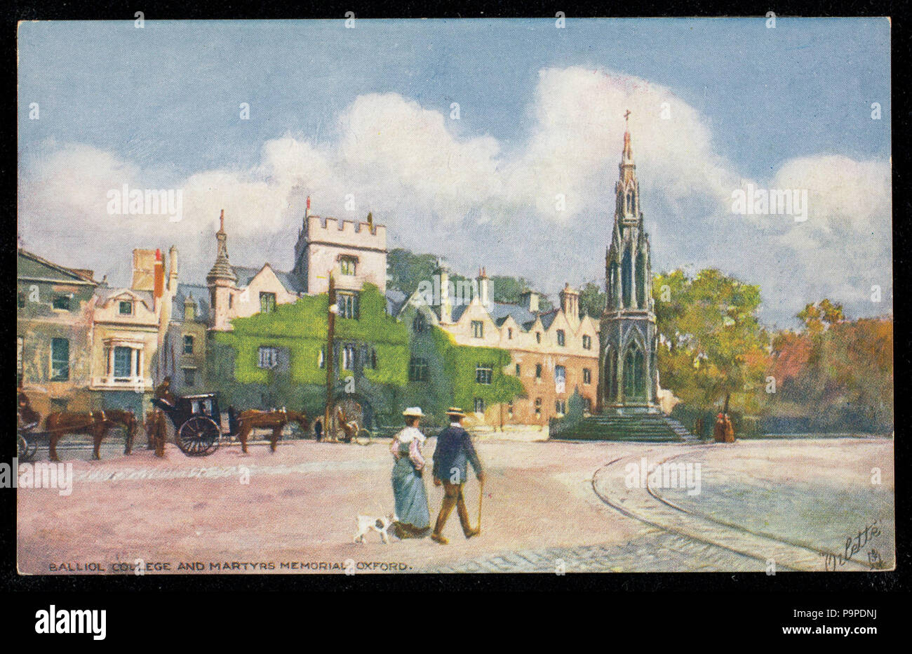 175 Mémorial des martyrs et au Balliol College, Oxford (NPAR) 439079 Banque D'Images