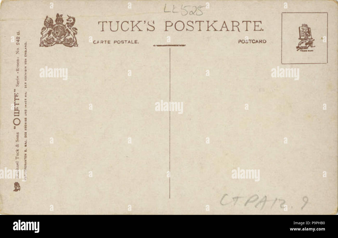 207 voeux d'anniversaire (roses). 242B (NPAR) 418175 Banque D'Images